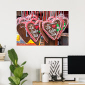 私は休日であなたのジンジャーパンハートが大好き ポスター (ホームオフィス)