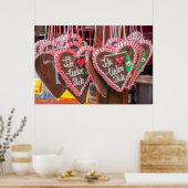 私は休日であなたのジンジャーパンハートが大好き ポスター (キッチン)