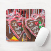 私は休日であなたのジンジャーパンハートが大好き マウスパッド (マウス)