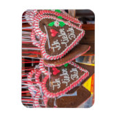 私は休日であなたのジンジャーパンハートが大好き マグネット (縦)