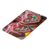 私は休日であなたのジンジャーパンハートが大好き マグネット (左側)