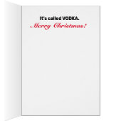 私は休日の精神に満ちている。グリーティングカード (内側 (右))