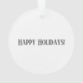 私は休暇の準備ができている、あなたは?! オーナメント (裏面)