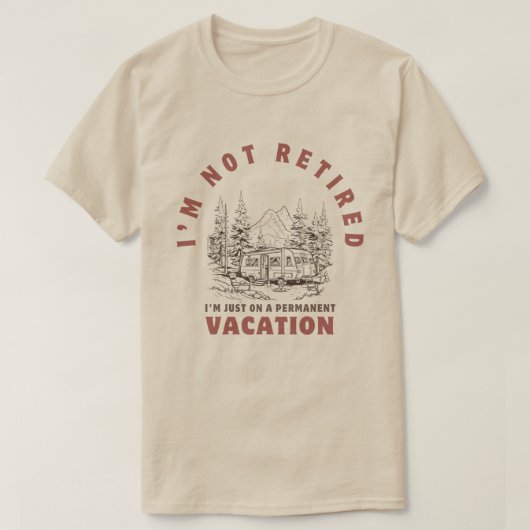 私は休退職した休の間だ Tシャツ (デザイン正面)