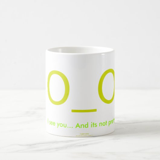 私は会います… そしてきれい コーヒーマグカップ (中央)