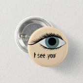 私は会います 缶バッジ (正面&裏面)