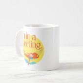 私は会合にあります コーヒーマグカップ (正面左)