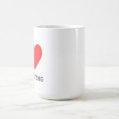私は会計が好き コーヒーマグカップ (中央)