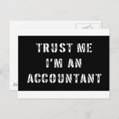 私は会計士である ポストカード (正面/裏面)