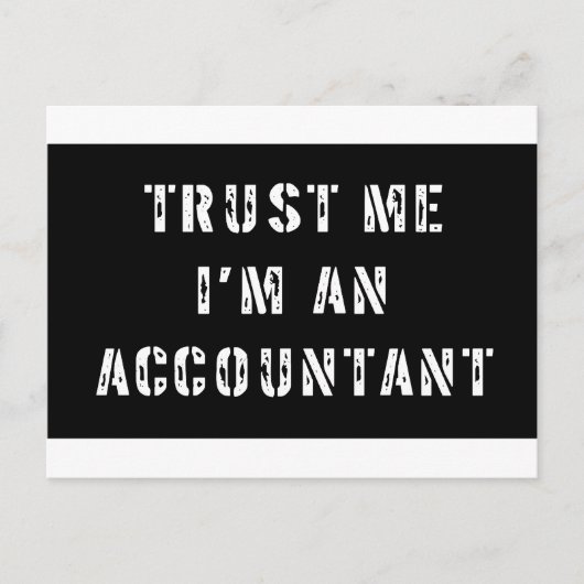 私は会計士である ポストカード (正面)