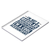 私は会計士ではなく会計士でカッコいいす ノートブック (左側)