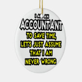 私は会計士救だ今は… セラミックオーナメント (右)