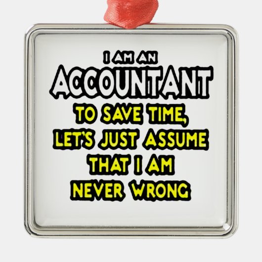 私は会計士救だ今は… セラミックオーナメント (正面)