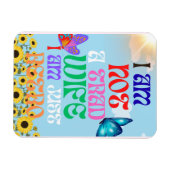 私は伝統的な妻ではない、ただレトロなだけ マグネット (横)