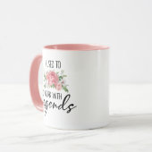 私は伝説と仕事をしていたの新しい仕事 マグカップ (正面左)