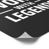 私は伝説を扱うのに慣れていた ポスター (角)