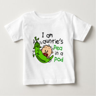 私は伯母さんのですPea Pod ベビーTシャツ
