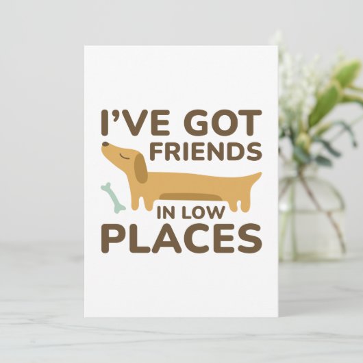 私は低い所得で友達がいる サンキューカード (スタンド正面)