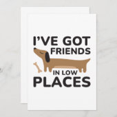 私は低い所得で友達がいる サンキューカード (正面/裏面)