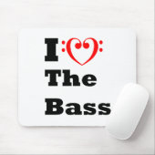 私は低音を愛します マウスパッド (マウス)