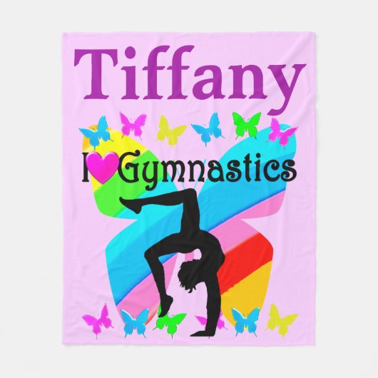 私は体カスタマイズ操の毛布が大好きパーソナライズされたです フリースブランケット (正面)