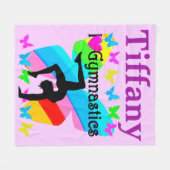 私は体カスタマイズ操の毛布が大好きパーソナライズされたです フリースブランケット (正面(横))