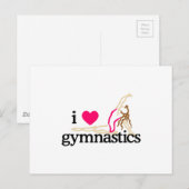 私は体操が大好きです ポストカード (正面/裏面)