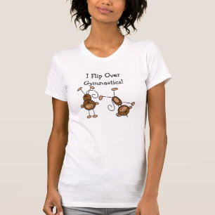 私は体操に弾きます Tシャツ