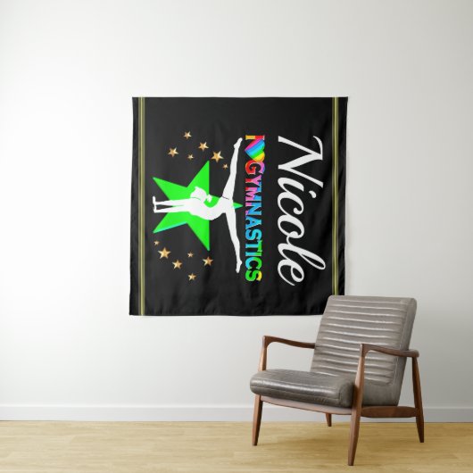 私は体操のカスタマイズデザインが好き タペストリー (インサイチュ(横))