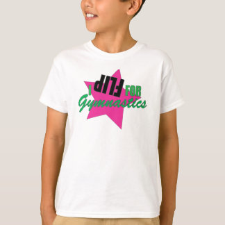 私は体操の女の子のTシャツのために弾きます Tシャツ