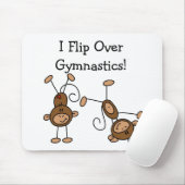 私は体操のTシャツおよびギフトに弾きます マウスパッド (マウス)