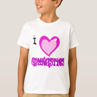私は体操を愛します Tシャツ