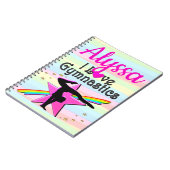 私は体操スターすごいデザイン ノートブック (左側)