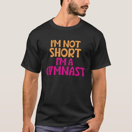 私は体操体操だから短くはない Tシャツ (正面)