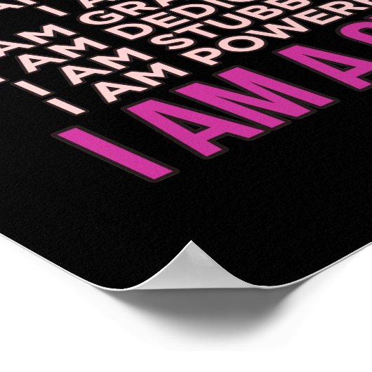 私は体操体操スポーツ愛好家Gだ ポスター (角)