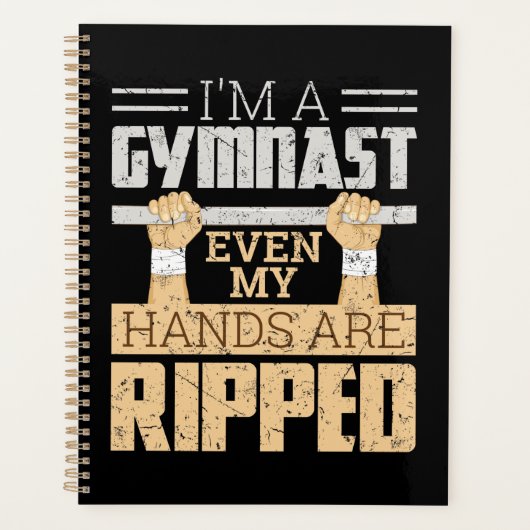 私は体操選手で手も引き裂かれる プランナー手帳 (正面)