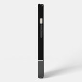 私は体調が整った！丸いのが形だ。 iPhoneケース (左側面)