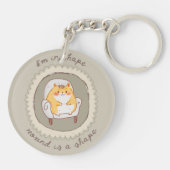 私は体調が整っている キーホルダー (裏面)