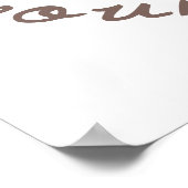 私は体調が整っている ポスター (角)