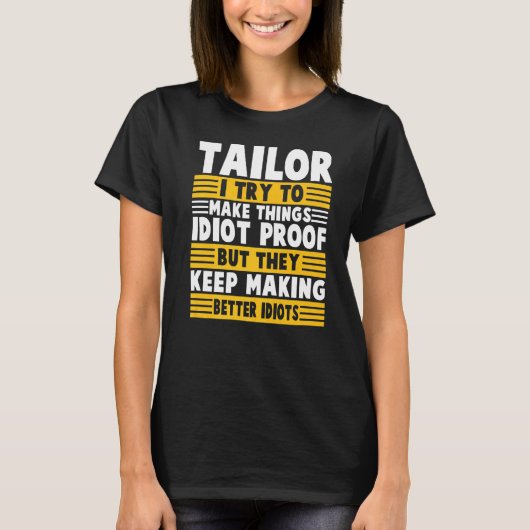 私は何かの愚か者の証明を作るために仕立てる Tシャツ (正面)