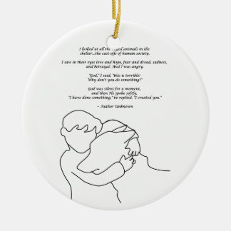 私は何かをしました セラミックオーナメント