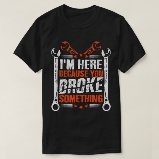 私は何かを壊したからここに来た1 Tシャツ (デザイン正面)