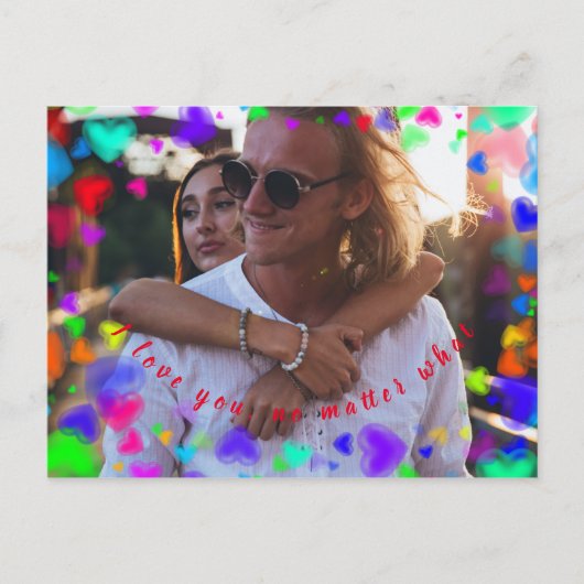 私は何が何でも、あなたを愛している ポストカード (正面)