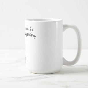私は何でもしてもいいです コーヒーマグカップ