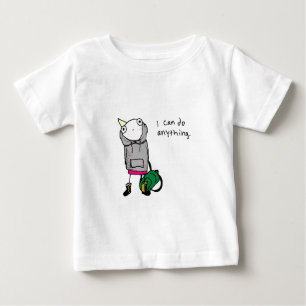 私は何でもしてもいいです ベビーTシャツ