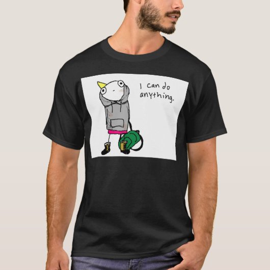 私は何でもしてもいいです Tシャツ (正面)
