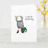 私は何でもできます。 カード (黄色い花)