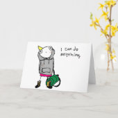 私は何でもできます。 カード (黄色い花)