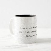 私は何でもできる ツートーンマグカップ (正面左)