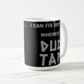 私は何でも固定してもいいです-ガムテープはどこにありますか。 コーヒーマグカップ (正面右)